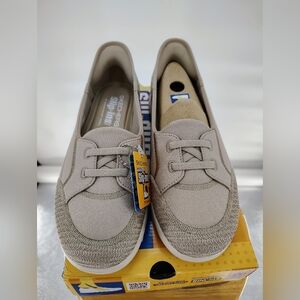 Women'sSkechers Slip-ins On-the-GO Flex Top Notch Taupe Tan Women's 9.5